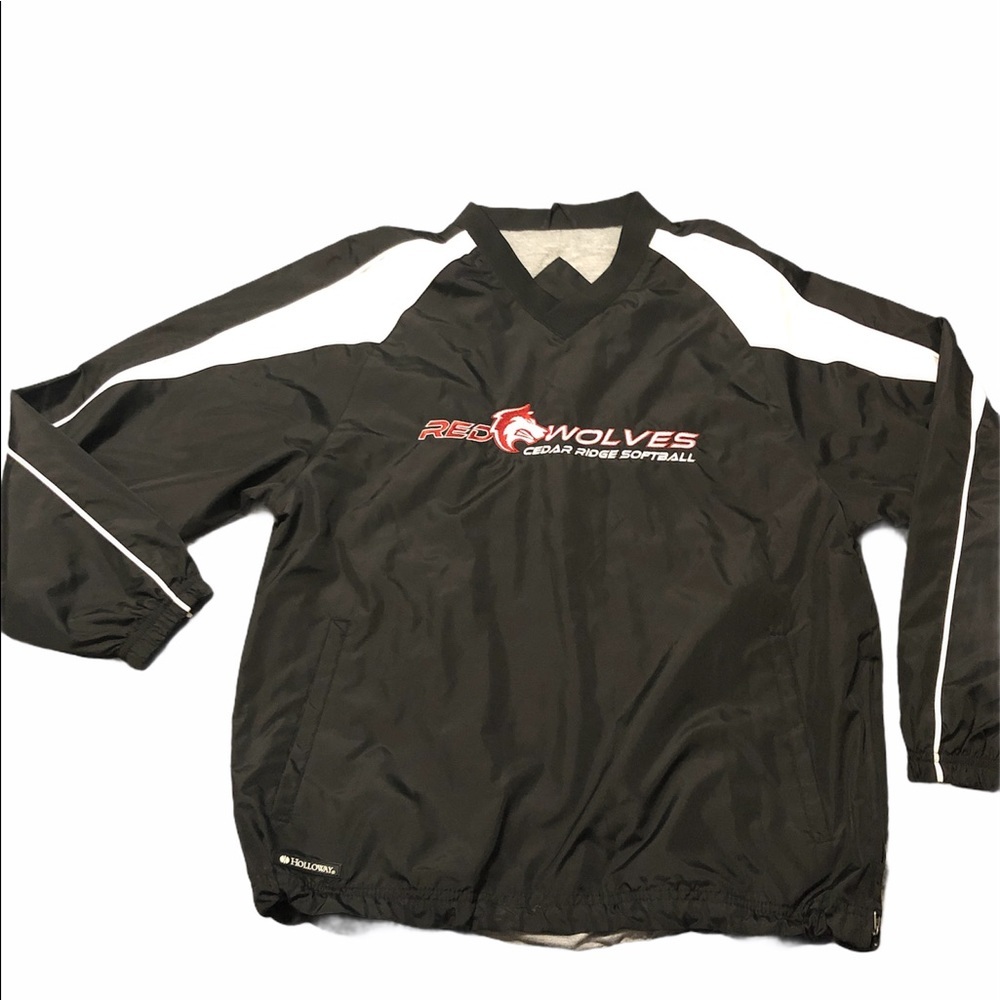 Red Wolves Cedar Ridge Softball pull up jacket S - Picture 2 of 12